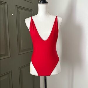 SHEKINI nwt* red one piece swimsuit